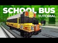 How To Build A SCHOOL BUS In Minecraft TUTORIAL
