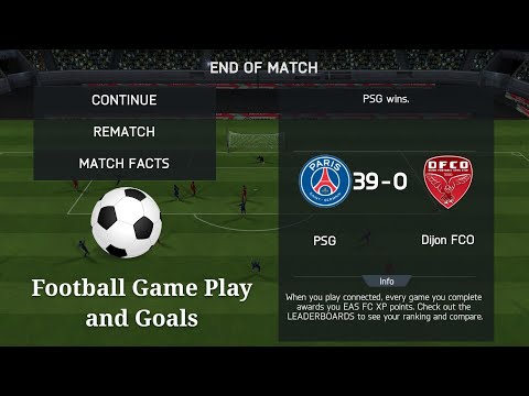 PSG VS Dijon FCO (Ligue1) FIFA 20 Android Skills, Goals Compilation and Highlights