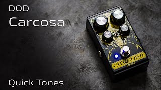 Video thumbnail for DOD Carcosa Fuzz - Quick Tones (no talk) by Pedal Platform