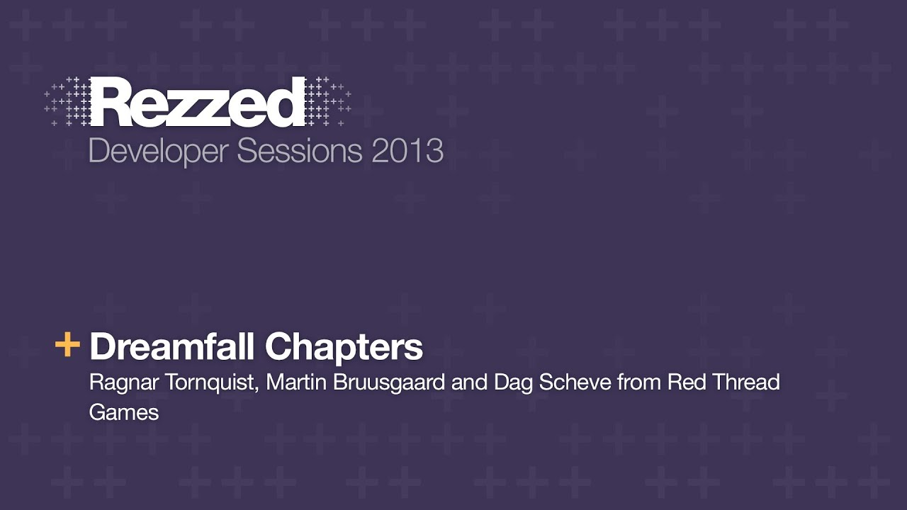 Dreamfall Chapters - Rezzed 2013 Developer Sessions - YouTube