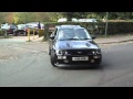 Ford Escort RS Cosworth leaving box hill 