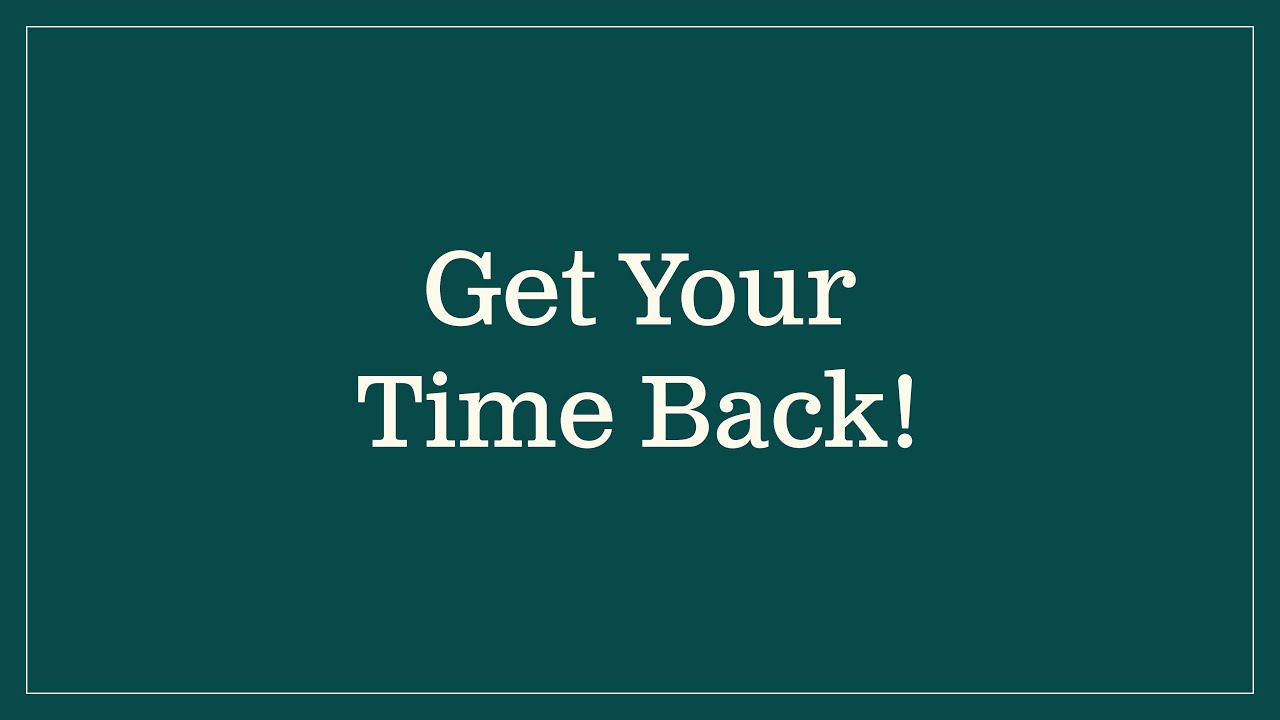 Get Your Time Back - FEA Member Assist