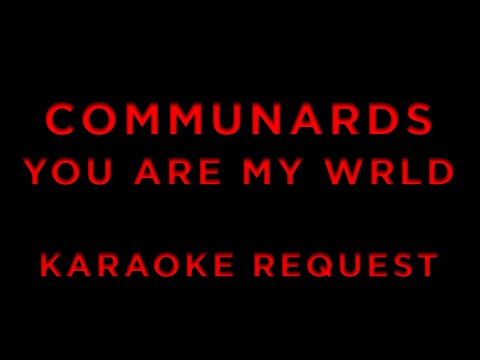 Communards - You're My World • KARAOKE