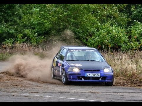 II Rajd Kolobrzeski (bez Kolobrzegu) - K. Zieniewicz K. Polańska - Honda Civic