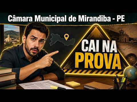 História e Geografia de Mirandiba - PE | Questões comentadas para o concurso da Câmara Municipal