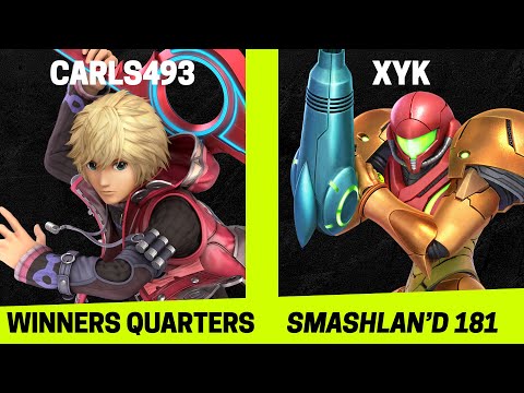 SmashLAN'd 181 Winners Quarters - Carls493 vs XYK - SSBU Smash Ultimate Tournament