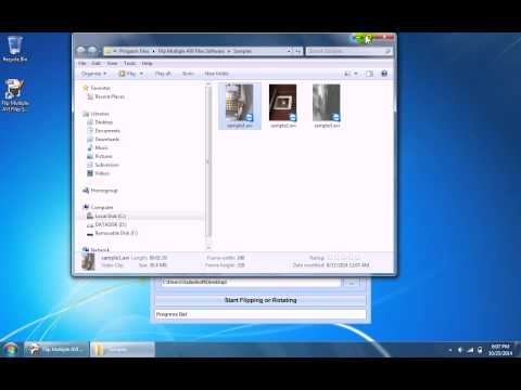 Flip Multiple AVI Files Software