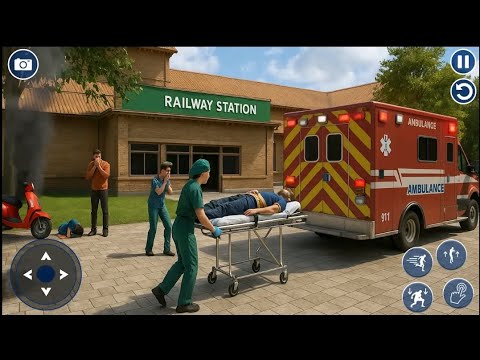 🚑 Ambulance Simulator 3D Game | Life Saving Emergency Rescue Mission |