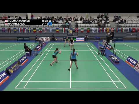 Match point - Tolman / Warner vs Harris / Lado - WD, Final - Hungarian Int. 2022