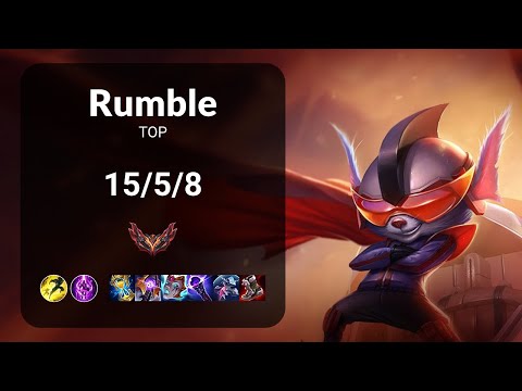 Rumble vs Gnar TOP - KR GRANDMASTER Patch 14.24