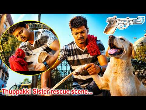 Thuppakki Sister Rescue Scene | Thuppakki Movie Blockbuster Scene | Vijay | Kajal Agarwal | iDream