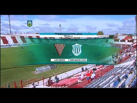 Fútbol en vivo. Los Andes - Unión (MDP). Fecha 13 Torneo de Primera B Nacional. FPT.