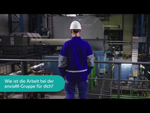 Arbeiten im Kraftwerk von envia THERM