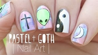 Pastel Goth † Inspired Nails