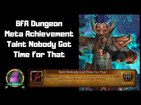 Taint Nobody Got Time for That | BFA Glory of the Wartorn Hero Meta Guide | World of Warcraft 8.2.5+
