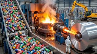 Como o Alumínio é RECICLADO na indústria - Veja como 41 Milhões de TONELADAS são recicladas