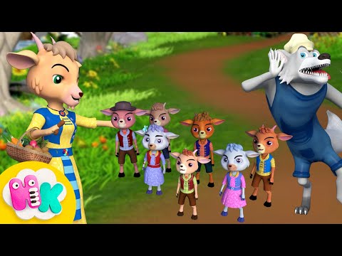 Mama Dhia Dhe 7 Kecat 🐺 Kukulla per femije | Prrallë për femijë - HeyKids