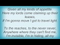Augie March - Watch Me Disappear Lyrics