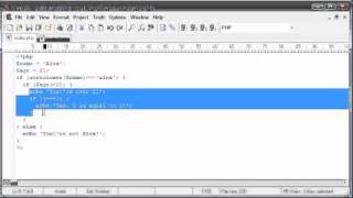 Beginner PHP Tutorial - 8 - Indentation