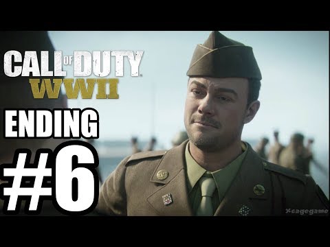 Call Of Duty WW2 Ending - Gameplay Walkthrough Part 6 - PS4 Pro