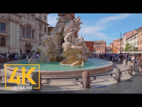 Rome, Italy - 4K Virtual Walking Tour around the City - Travel Guide