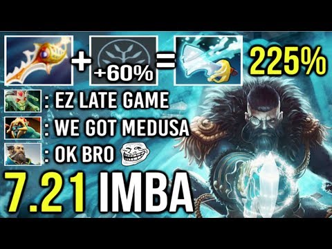 OMG NEW IMBA TALENT 7.21 Kunkka +225% Tidebringer vs Pro Medusa Best Rework Disaster Game Dota 2