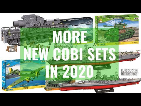 COBI 2. Preview 2020: More new sets I'll speed build for you this year