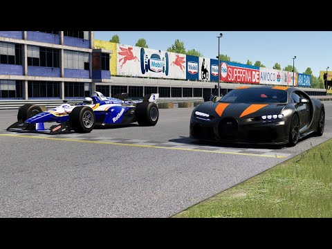 Bugatti Chiron Super Sport 300+ 2019 vs F1 Formula X 2017 at Monza Full Course