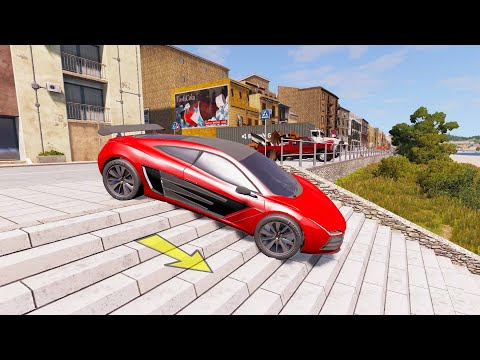 Cars vs Stairs #1 BeamNG Drive