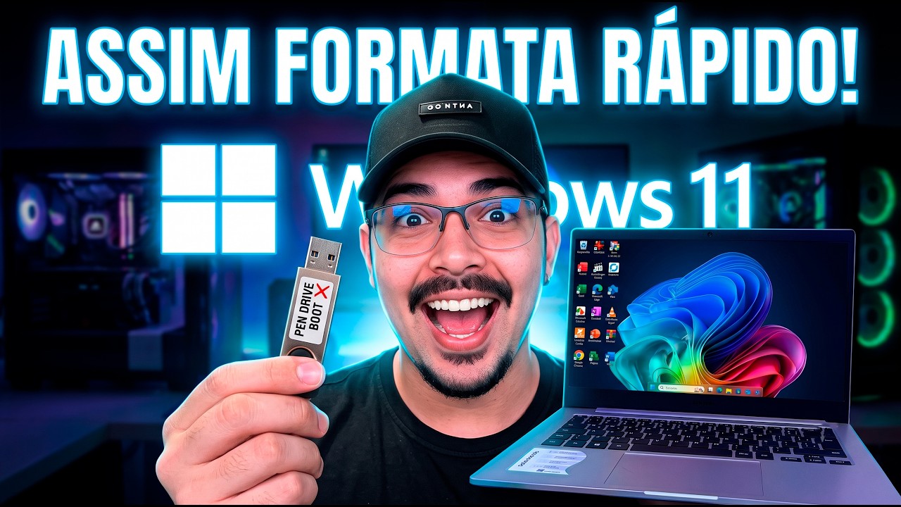 Pare de Usar Pen Drive Para Formatar o PC! Faça ISSO:
