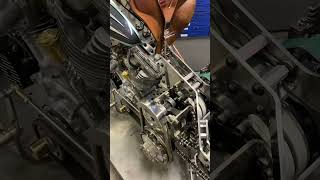 특이한 시동방식의 할레이 데이비슨 바이크