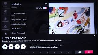 LG NanoCell TV - Reset Password (Passcode) | LG 4K LED Smart TV (49NANO867NA)