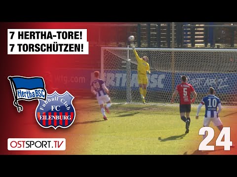 7 Hertha-Tore! 7 Torschützen: Hertha BSC II - FC Eilenburg | Regionalliga Nordost