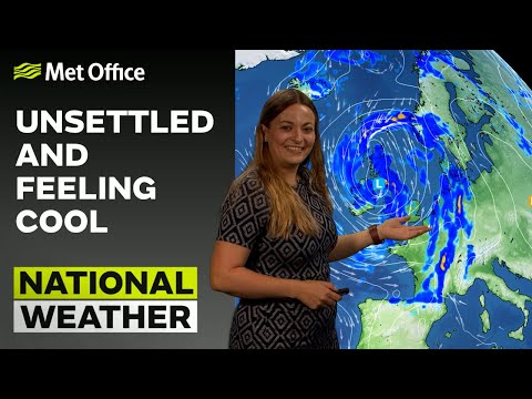 14/07/23 – Rain, showers, and strong winds – Afternoon Weather Forecast UK – Met Office Weather