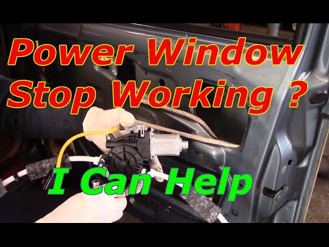 How To Replace A Power Window Motor And Regulator
