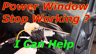 How To Replace A Power Window Motor And Regulator