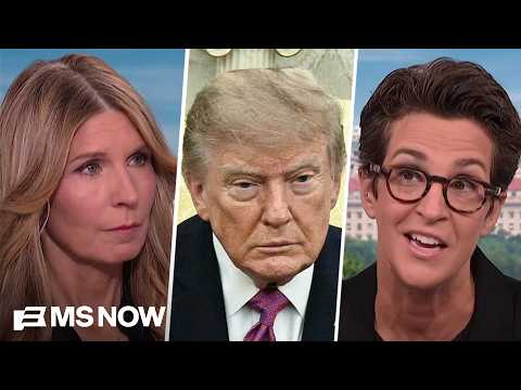 'He's in a PROFOUNDLY weak position': Nicolle and Rachel Maddow on standing up to 'FEEBLE' Trump