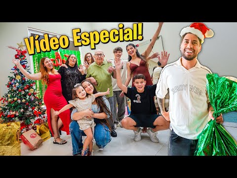 SURPREENDEMOS NOSSA FAMÍLIA COM UM MONTÃO DE PRESENTES 🎅✨ (ESPECIAL DE NATAL 2025)
