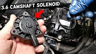 DODGE CHRYSLER JEEP 3.6 PENTASTAR VVT SOLENOID CAMSHAFT PHASER ACTUATOR SOLENOID REPLACEMENT