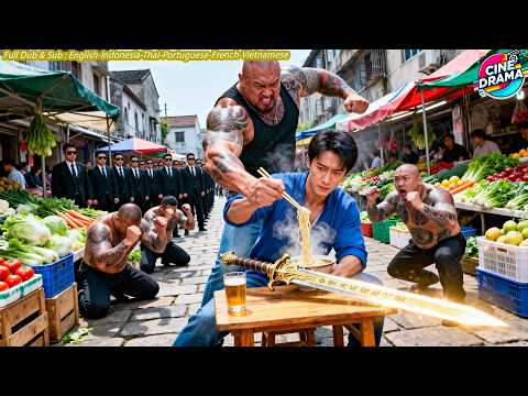 Martial Saint Eats Noodles, Thugs Slam Table for Extortion, He Wipes Them Out with Chopsticks