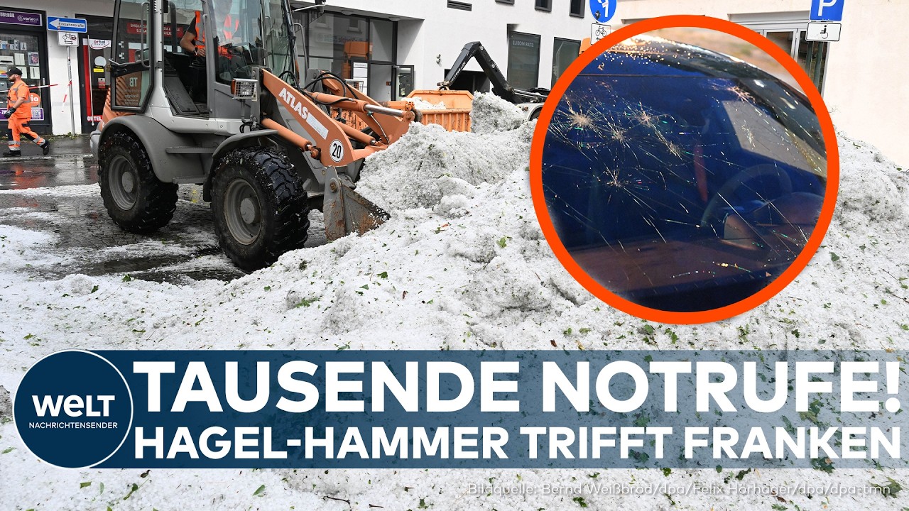 DEUTSCHLAND: Unwetter hinterlassen Verwüstung in Bayern – 3000 Notrufe nach Sturm und Starkregen!
