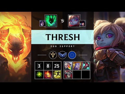 Thresh Support vs Poppy - EUW Diamond Patch 25.21