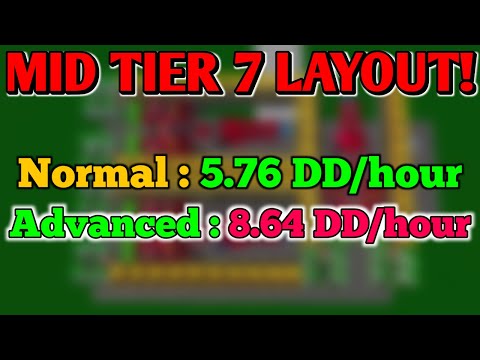 MID TIER 7 LAYOUT FACTORY SIMULATOR! - Roblox Factory Simulator