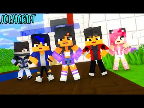 APHMAU FRIENDS DANCE CREW | AARON, KC, ZANE, EIN | CHICKEN WINGS MEME - Minecraft Animation