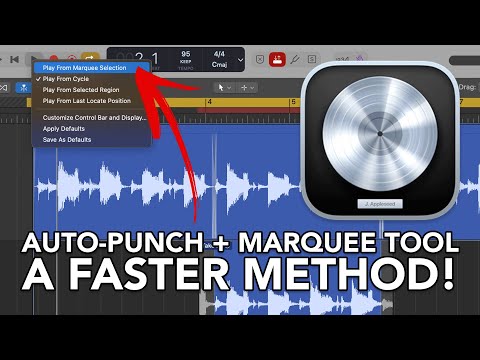 Logic Pro - Punch Recording w/Marquee Tool (FASTER METHOD!)