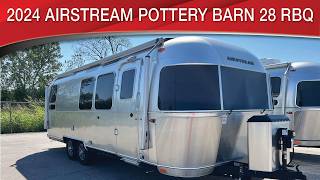 A preview image of the linked video showcasing 2024 Airstream Pottery Barn 28 RBQ