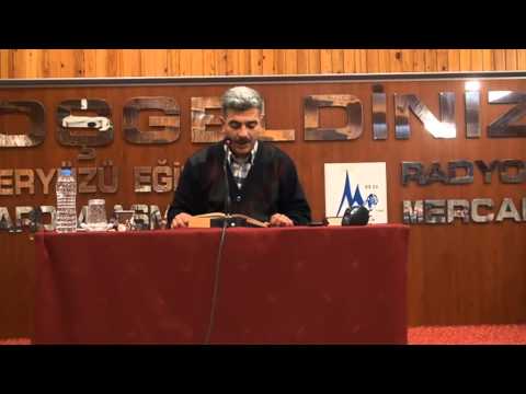 YERYÜZÜ VAKFI 23.11.2012 İSMAİL MANCA HOCAMIZIN TEFSİR DERSİ