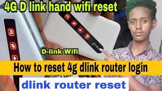 How to Reset dlink Router