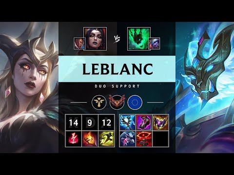 LeBlanc Support vs Thresh - EUW Grandmaster Patch 25.15
