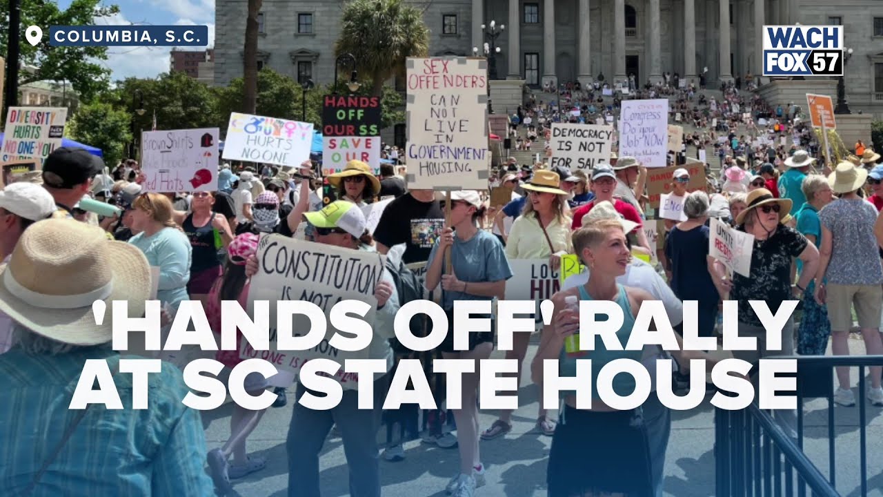 South Carolina Joins National Protest Against Trump Administration, DOGE